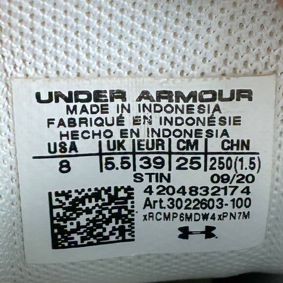 Under Armour Charged Impulse Knit Gray Running Shoes 3022603-100 Women's Size 8 - Picture 9 of 10